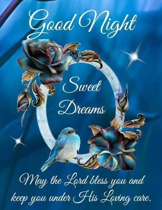 a greeting card for a good night sweet dreams