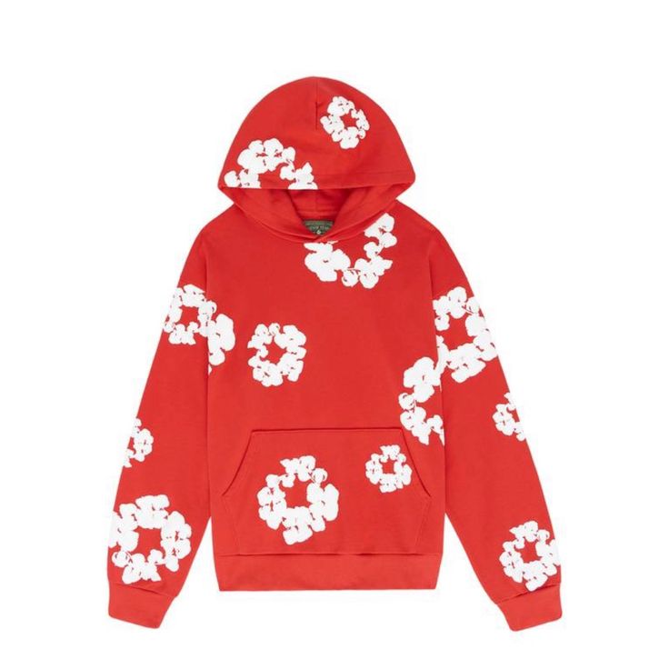 Red Denim Tear Wreath Hoodie Pink Denim Tears Hoodie Outfit, Denim Tears Sweatsuit, Denim Tears Tracksuit, Winter Red Hoodie With Graphic Print, Denim Tears Hoodie, Dan Scott, Denim Tears, Red Denim, Nike Pullover