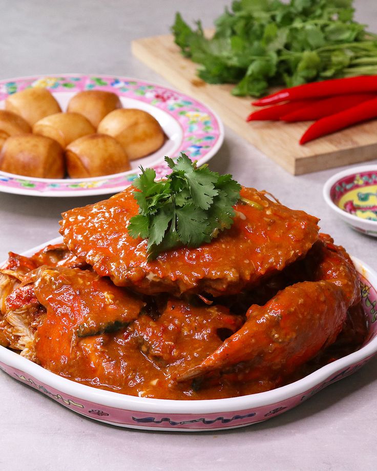 some food is sitting on a table and ready to be eaten