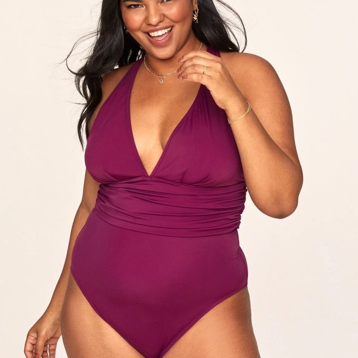 Adore Me One Piece Bathing Suit. Size 1x. New Without Tags! This Is The Monroe Contour Plus On Their Site In Purple/Maroon. Chic Bra, Crochet One Piece, Blue One Piece Swimsuit, Best Swimsuits, Floral One Piece Swimsuit, Floral Swimsuit, One Piece Bathing Suit, Adore Me, Swimsuits Halter