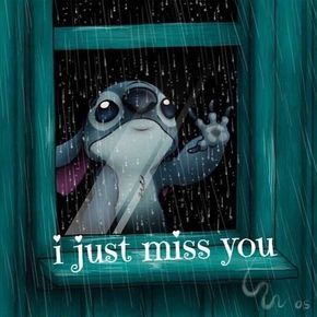 a cartoon frog with the words i just miss you