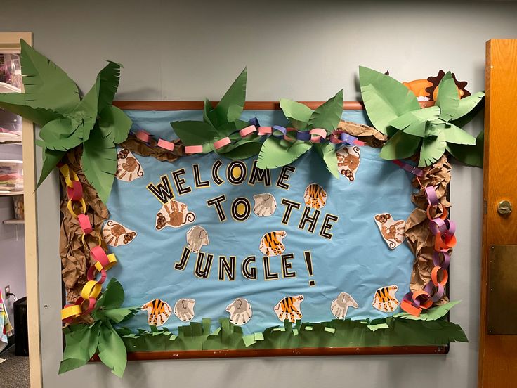 a welcome to the jungle bulletin board