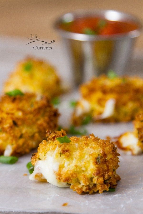 some crab cakes are sitting on a table