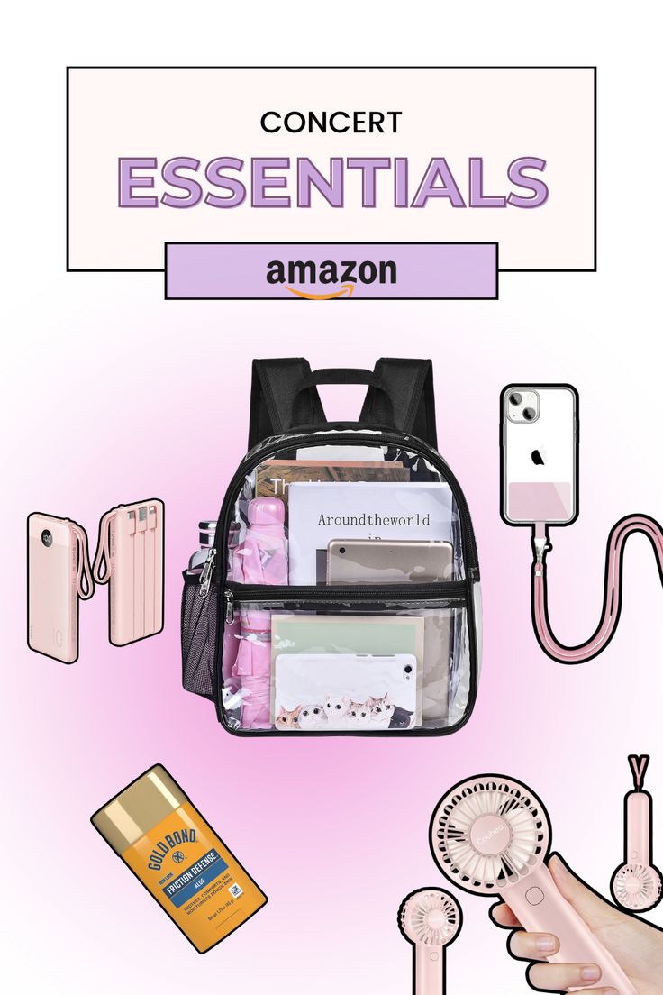 Heading to a concert? Don't miss a beat with a curated list of must-have items, all available on Amazon! From staying comfortable to capturing memories, Amazon's got you covered. #erastour #taylorswift Eras Tour Bag Essentials, Taylor Swift Concert Must Haves, Concert Must Haves List, Things To Bring To A Concert, Eras Tour Packing List, Eras Tour Must Haves, Concert Bag Essentials, Concert Must Haves, Concert Essentials