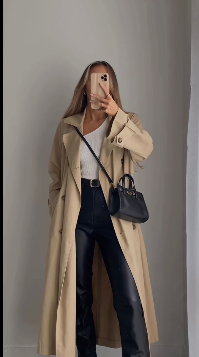 Chique Outfits, Neue Outfits, Elegante Casual, Coat Outfits, Mode Inspo, Looks Chic, Looks Style, Mode Inspiration, Winter Fashion Outfits