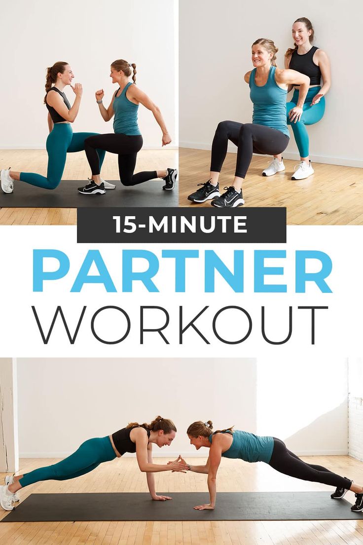 the 15 minute partner workout is great for beginners