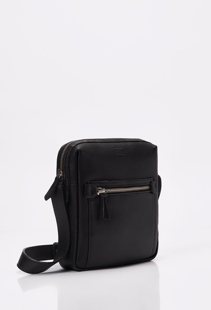 If you're looking to carry the right weight on your shoulder, this is it. Our Modena Crossbody Messenger is small and compact, yet able to fit all your essentials. The craftsmanship blends our Full Grain leather with Nappa leather for a modern take on a traditional design. This hands-free style messenger features a zippered main compartment with an internal slot for your phone and an external pocket. You will never carry your things in your pockets again. Dimensions- Height 9,8" - Length 9" - Wi Shoe Storage Shelf, Daybed Covers, Accent Chest, Body Form, Black Leather Crossbody Bag, Quilted Coverlet, Fireplace Accessories, Shoe Storage, Nappa Leather