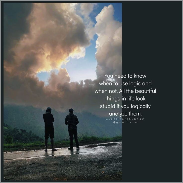 two people standing in front of a cloudy sky with the words you need to know, when it is all the beautiful things in life