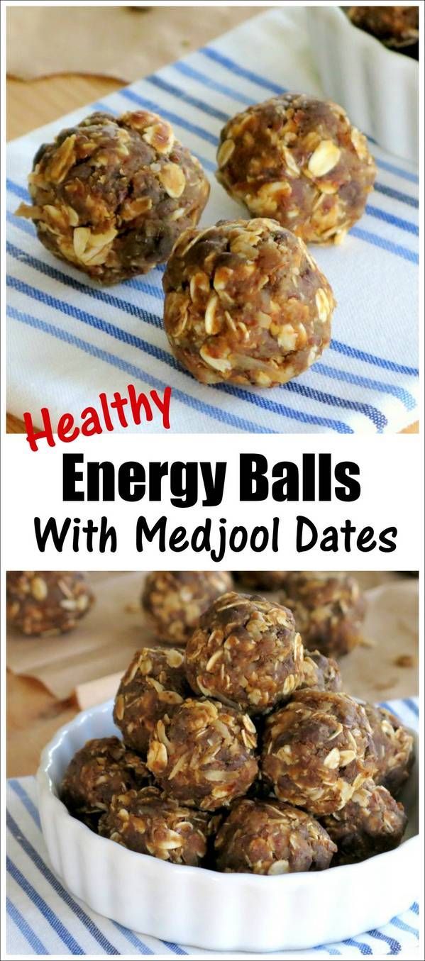 healthy energy balls with medjool dates