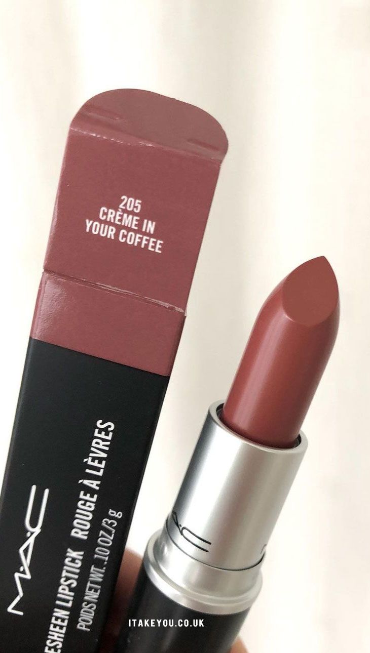 Mac Creme In Your Coffee, Classic Hybrid Lashes, Mac Makeup Lipstick, Coffee Lipstick, Hybrid Lashes, Storybook Cosmetics, Mac Lipstick Shades, Lipstick Mac, Pinterest Makeup