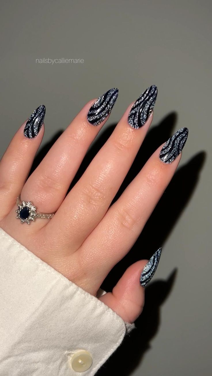 Sparkly Nail Inspo @nailsbycalliemarie in 2022 | Black nails with glitter, Black sparkle nails, Concert nails Black Sparkle Nails, Concert Nails, Silver Nail Designs, Black Nails With Glitter, Nails Yellow, Sparkle Nails, Nail Designs Glitter, Sparkly Nails, Silver Nails