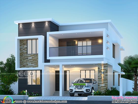 this is a modern style house with two stories