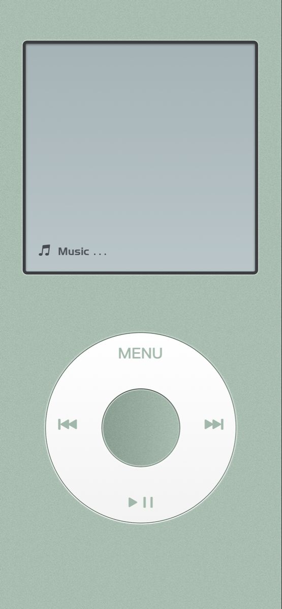 an mp3 player is shown with the menu button open