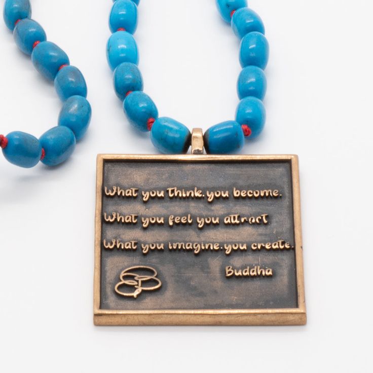 Positive Mind, Positive Vibes, Positive Life! As simple as this mantra is, we often forget about it and look at everything from the dark side, and the Positive Life Turquoise Beaded Necklace will serve as a reminder to stay positive in these times. This handmade necklace will remind you to stay in the positive side of life and hopefully protect and guide you and be a light to your loved ones in your life journey. Turquoise dispels negative energy and is known as a purification stone. It balances Spiritual Turquoise Necklace With Round Beads For Meditation, Spiritual Turquoise Necklace With 8mm Beads, Turquoise Pendant Beaded Necklace For Meditation, Spiritual Turquoise Necklace Gift, Spiritual Turquoise Necklace As Gift, Spiritual Turquoise Necklace With Round Beads For Gift, Turquoise Beaded Necklace, Be A Light, Elephant God