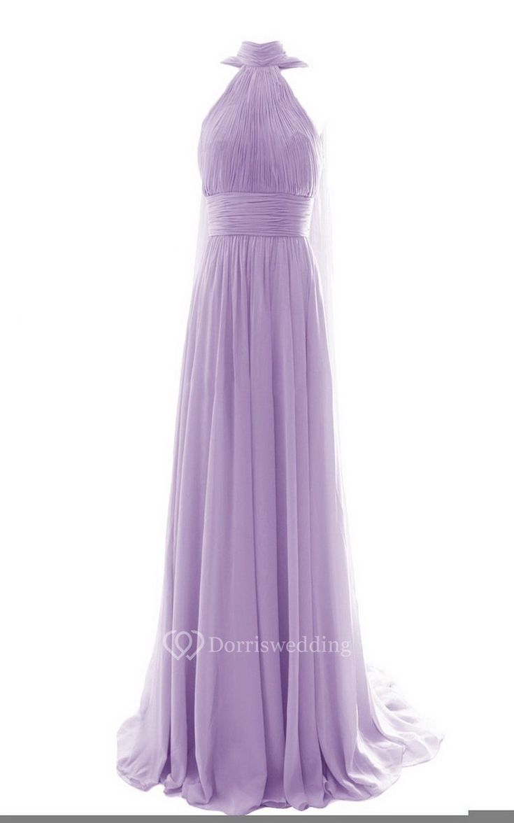 High-neck Long Chiffon Dress With Pleats - Dorris Wedding Chiffon A-line Dress With Pleated Bodice, Chiffon Prom Dress With Pleated Bodice, Flowy Chiffon Dress With Pleated Bodice, Chiffon A-line Maxi Dress With Pleated Bodice, Formal Purple Chiffon Maxi Dress, Formal Chiffon Dress With Pleated Bodice, A-line Chiffon Dress With Pleated Bodice, Flowy Purple Chiffon Dress, Purple Flowy Chiffon Dress