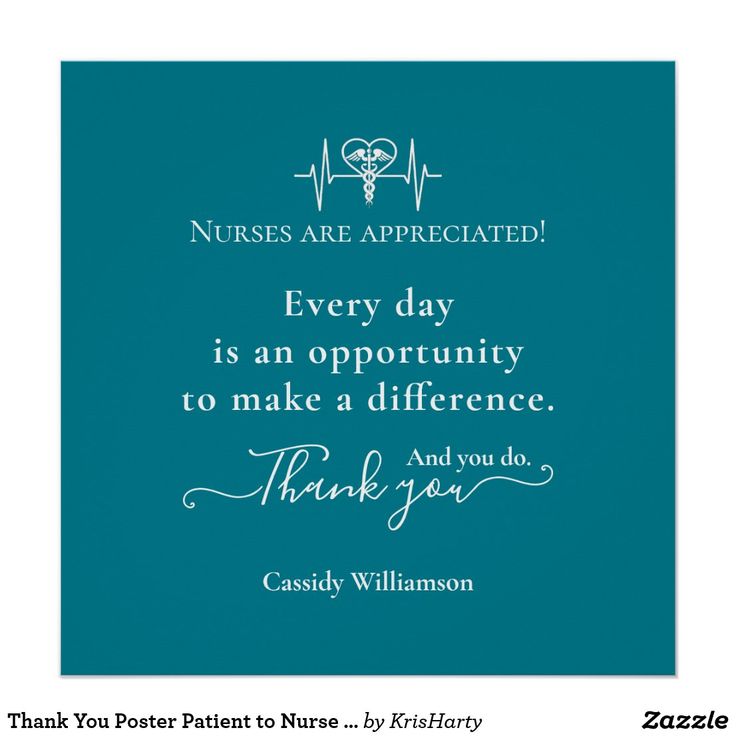 a nurse appreciation card with the quote nurses are appreciate every day is an opportunity to make a