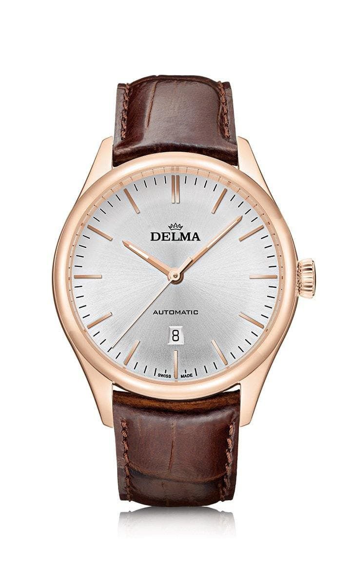 Heritage Automatic - Delma Watches Elegant Watches With Analog Display, Classic Rose Gold Watch With Metal Dial, Classic Rose Gold Watch Accessories With Metal Dial, Classic Watch Accessories With Metal Dial In Rose Gold, Elegant Rose Gold Watch Accessories With Analog Display, Classic Business Watches With Analog Display, Classic Automatic Watches For Office, Elegant Silver Watch Accessories With Analog Display, Silver Elegant Watch Accessories With Analog Display