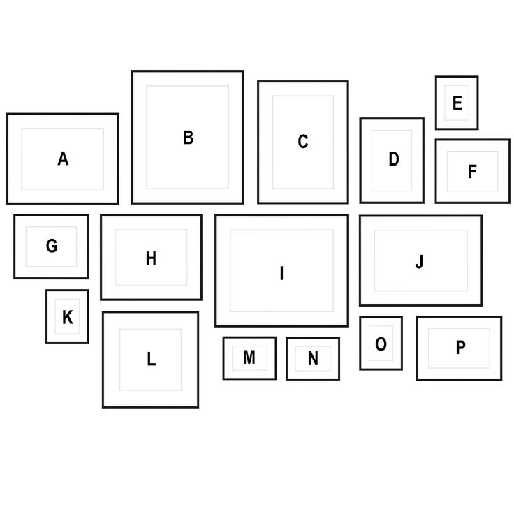 the letters and numbers are arranged in squares