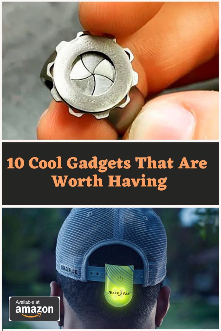 there are two pictures with the words cool gadgets that are worth having on them