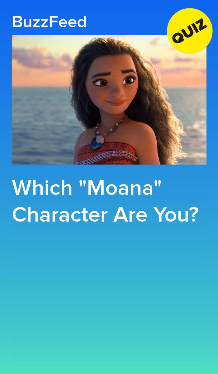 an animated character with the caption which reads which'moan character are you?