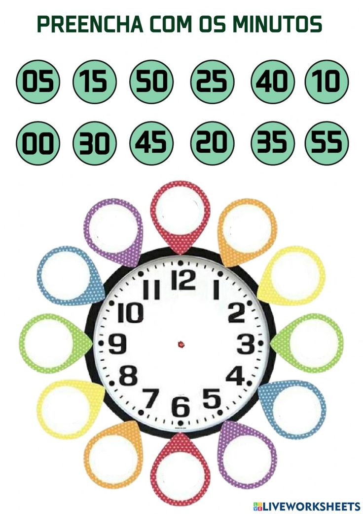 an image of a clock with numbers in the middle and one on the side that says spanish com os minutos