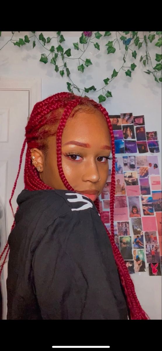 Red Hair And Eyebrows, Red Hair And Red Eyebrows, Braids Red, Red Eyebrows, Red Braids, Braids Hairstyles Pictures, Hair Red, Dream Life, Red Hair