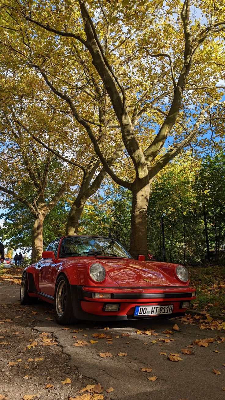 fall autumn car red porsche photography wallpaper cars racing sportscar Porche Car, Red Porsche, Car Poses, Galaxy Wallpaper Iphone, Classic Porsche, Pretty Cars, Old Car, Red Car, Car Club