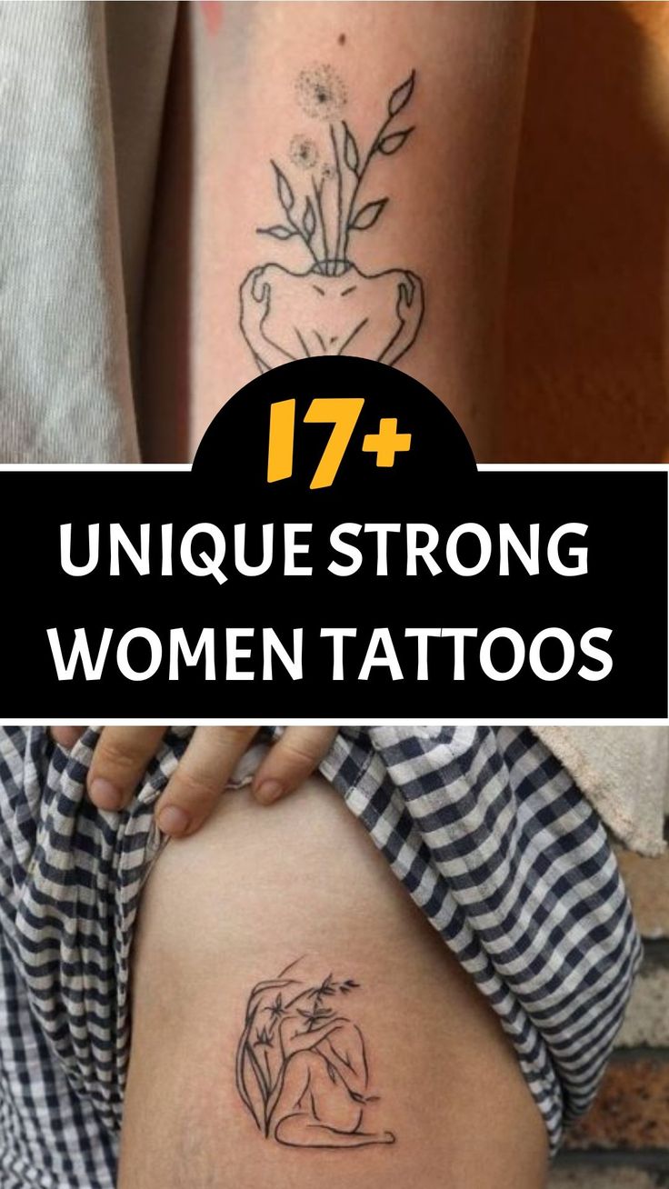 17+ Unique Strong Women Tattoo Ideas Punchy Western Tattoos, Empowerment Tattoo, 2024 Tattoo, Strong Woman Tattoos, Empowering Tattoos, Lion King Tattoo, Unique Portraits, Female Icons, Virgo Tattoo