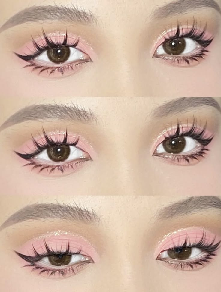 Girly Makeup, Cute Eye Makeup, Douyin Makeup, Ethereal Makeup, Pinterest Makeup, Makeup Tut, Makeup Eye Looks, Asian Eye Makeup, Creative Makeup Looks