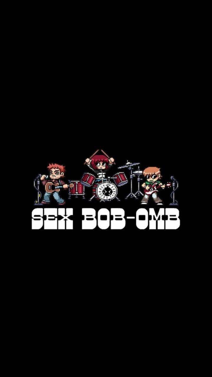 the band six bob - omb logo on a black background