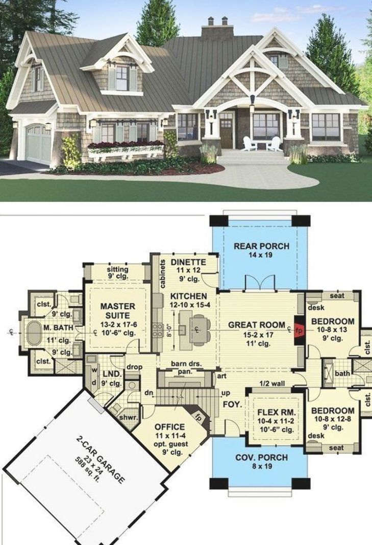 the floor plan for this house is very large and has lots of room to put in it