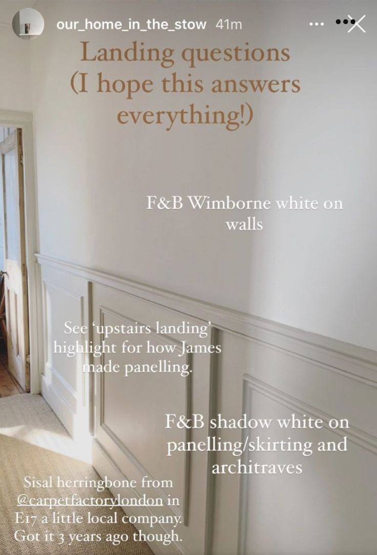 the front cover of an article about white walls