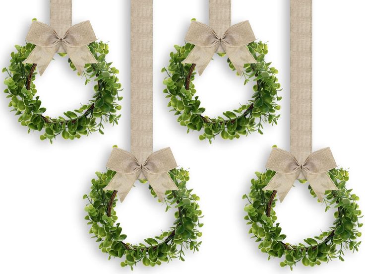 PRICES MAY VARY. What you will receive: the package contains 4 pieces of faux kitchen cabinet wreaths, the quantity is sufficient to fully satisfy your various decoration needs, and allows you to share with others Quality material: the artificial boxwood wreath is mainly made of plastic, rattan and fabric, not easy to fade and no maintenance required, hard to be deformed, reliable and sturdy to support a long time of application Size information: the diameter of the boxwood wreath is about 25 cm Over Door Decor, Wreaths With Ribbon, Kitchen Cabinet Wreaths, Small Boxwood Wreath, Window Front Door, Cabinet Wreaths, Boxwood Wreaths, Hanging Wreaths, Leaves Wreath