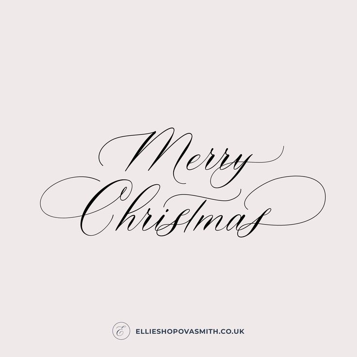 the words merry christmas written in black ink