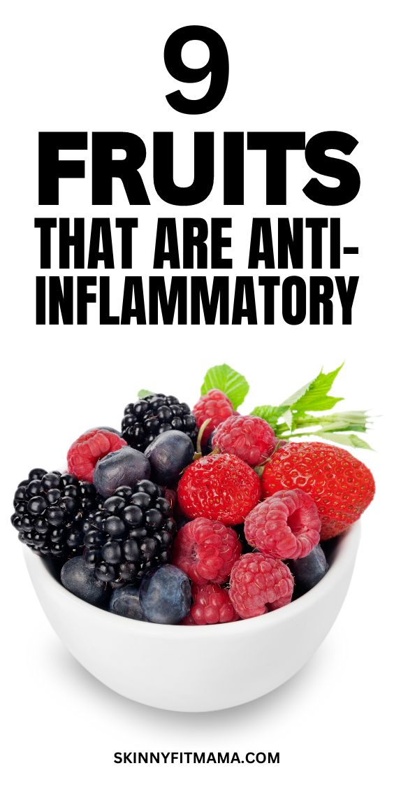 Inflammation is just the way the body reacts when trying to get rid of outside invaders. That said, when left untreated, it can lead to chronic inflammation. Try these 9 fruits thata re anti-inflamamtory. #antiinflammatory #fruits Fruit For Inflammation, Fruits For Inflammation, Anti Inflammation Foods To Eat, Inflamation Food List, Anti Inflammation Fruits, How To Get Rid Of Inflammation, Anti Inflammation Diet Food List Free, Foods That Reduce Inflammation, Anti Flammatory Diet