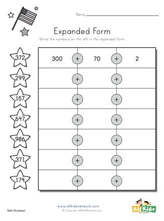 printable worksheet with numbers and stars