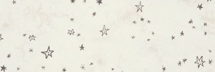 the wallpaper has stars on it in black and white