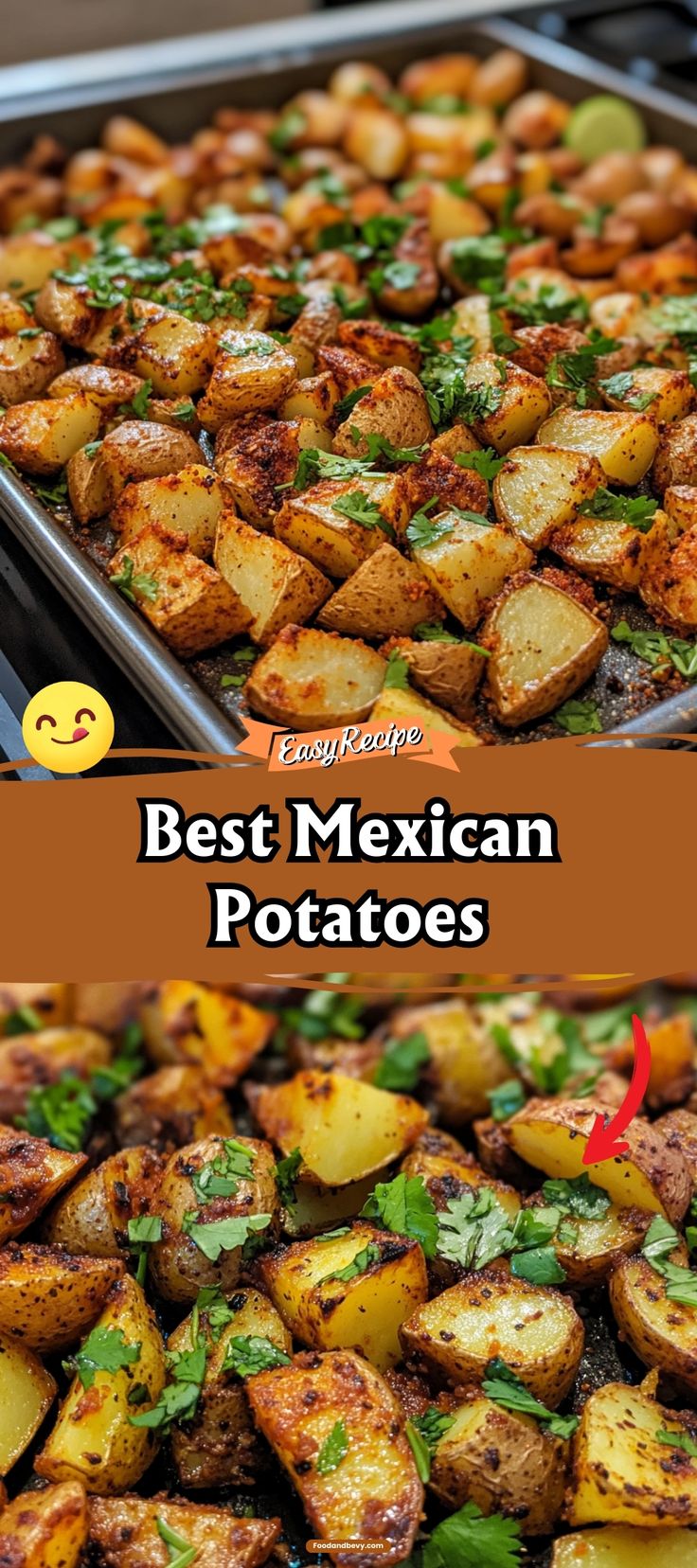 the best mexican potatoes recipe is shown in this collage