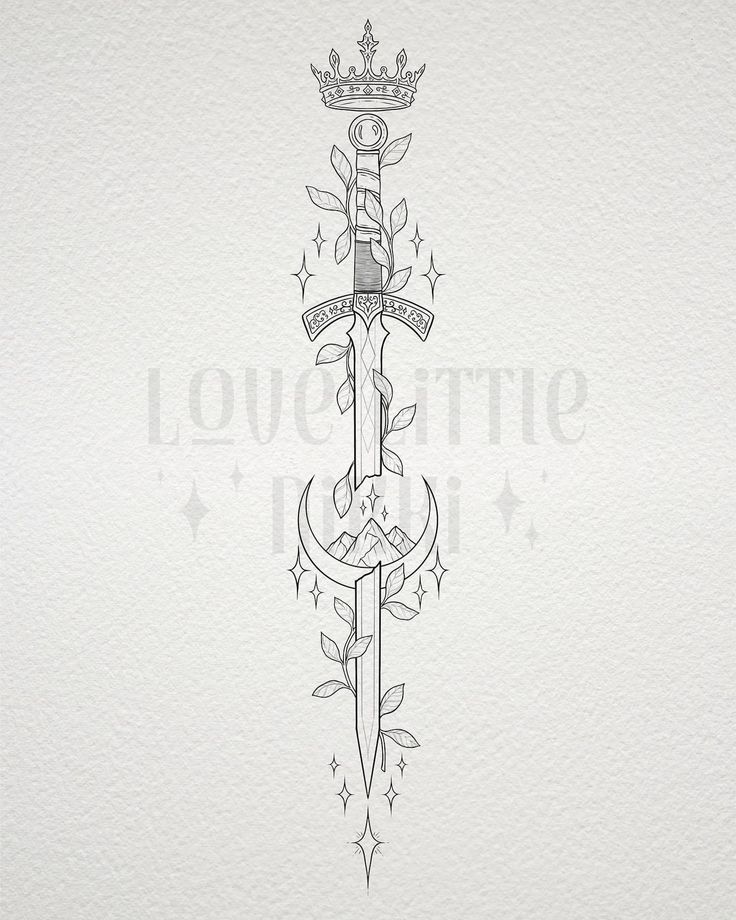 I Defy You Stars Tattoo, Book And Dagger Tattoo, Sjm Swords, Acotar Dagger Tattoo, Acotar Tattoo Design, Swords Acotar, Bookish Sleeve Tattoo, Aelin Tattoo Back, Book Spine Tattoo