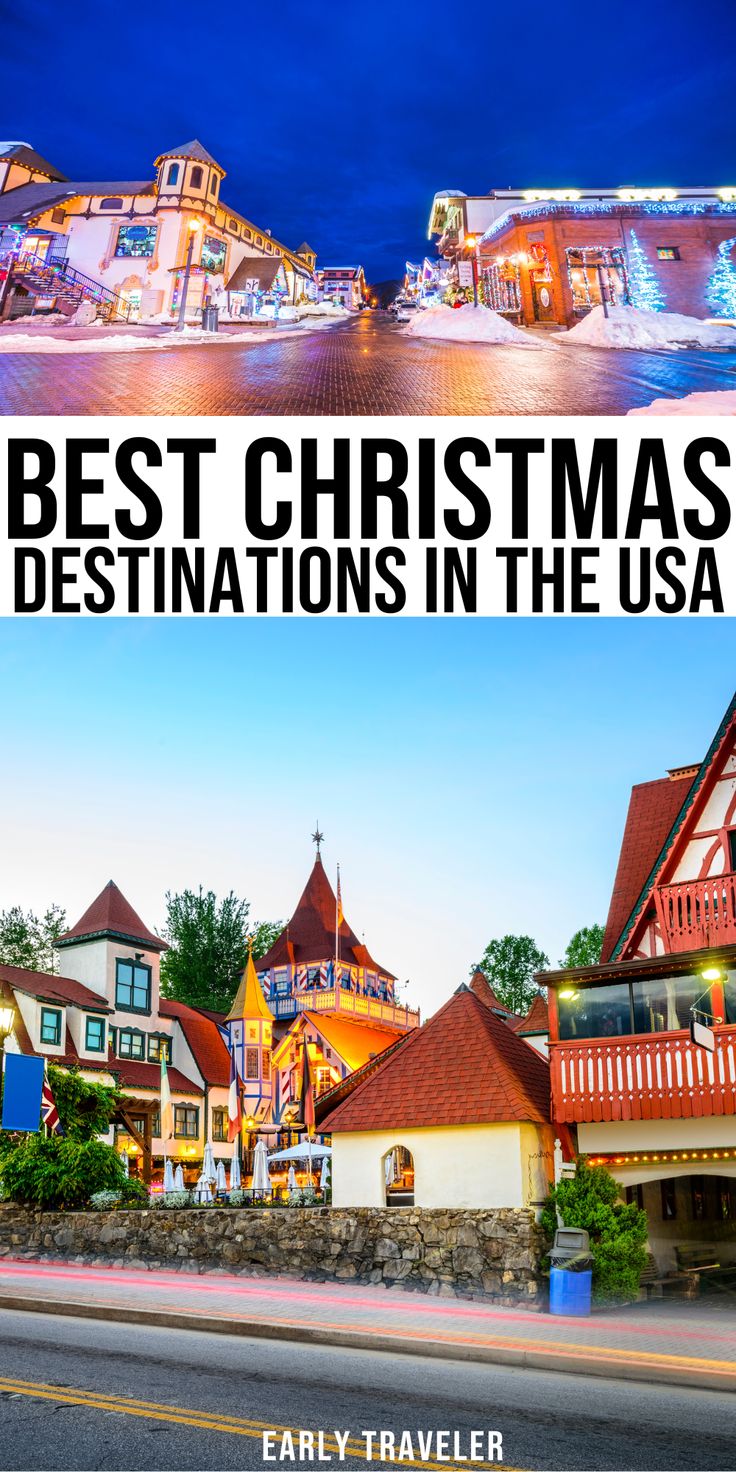 the best christmas destinations in the usa