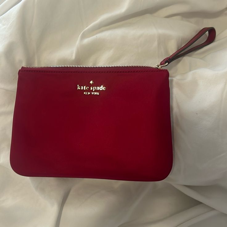 Red Large Kate Spade Wristlet With Multiple Pockets And Cardholder. Never Used But Tags Are Off. “Chelsea Medium Wristlet Pouch” Red Wristlet With Zipper Pouch As Gift, Red Zipper Pouch Wristlet For Gift, Red Pouch As Gift, Red Pouch As A Gift, Red Zipper Pouch Wristlet As Gift, Red Wristlet With Zipper Closure As Gift, Red Wristlet Gift, Red Clutch Wristlet For Travel, Red Wristlet With Removable Pouch As Gift