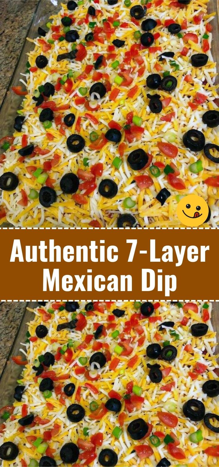 the mexican dip is ready to be made into an authentic 7 - layer mexican dip