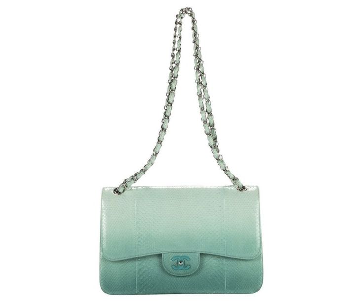 Ombre Bag, Chanel Green, Chanel 2015, Vintage Shoulder Bag, Chanel 2, Green Outfit, Boot Bag, Fall 2014, Vintage Chanel