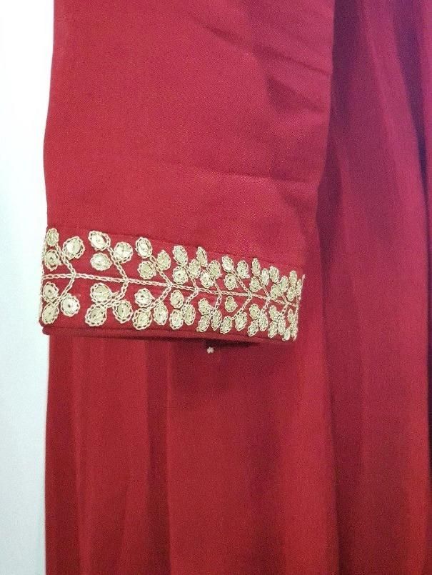 Maroon Panel Embroidered Anarkali Set - Trendroots Embroidered Anarkali, Mint Color, Hand Work, Skull Art, Ethnic Wear, Best Deal, Anarkali, Dry Clean, Mint