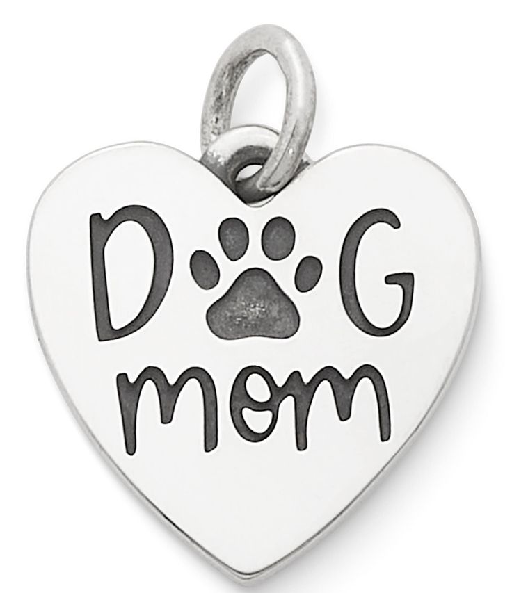 James Avery Dog Mom Charm #Dillards Charms James Avery, Personalized White Sterling Silver Charms, Hypoallergenic Sterling Silver Dog Tag Jewelry, Personalized Silver Charms For Mother's Day, Personalized Silver Jewelry With Paw Print, Silver Dog Tag Jewelry With Charms, Silver Paw Print Jewelry For Personalized Gift, Silver Dog Tag Jewelry For Mother's Day, Personalized White Gold Charms For Mother's Day