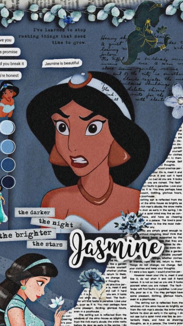 an image of the character from disney's princess poca - poca on newspaper