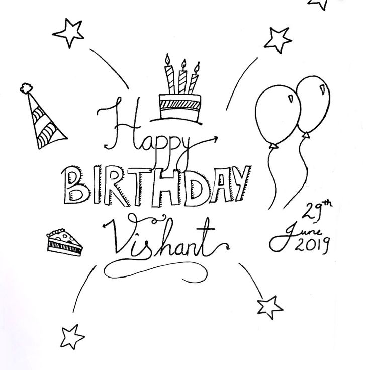 a birthday card with the words happy birthday is what it was written in black ink