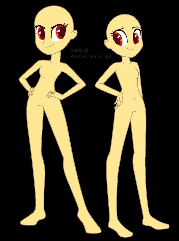 two cartoon characters standing next to each other in front of a black background with red eyes