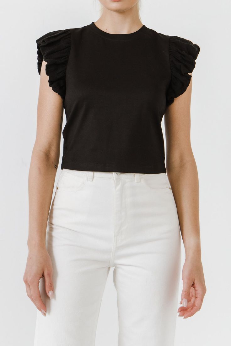 We have the perfect top that blends style and comfort - the Mixed Media Top. This top is knit from soft fabric, features a round neckline, and has a guaze detailing at the sleeve. It is the perfect blend of sophistication and comfort, perfect for the modern woman. Wear it to the office for a professional look, or to a casual event or night out. Let this Mixed Media Top become your wardrobe staple and the perfect addition to your closet. Get it now - feel stylish, comfortable and look amazing! Mi Knit Loungewear, Strapless Bodycon Dress, Denim Sweater, Coastal Chic, Tweed Dress, Top Round, Geek Chic, Leather Dresses, Lightweight Sweater