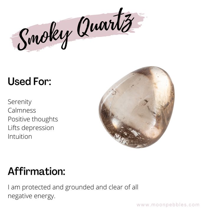 Crystals For Negative Thoughts, Smoky Quartz Affirmation, Crystal For Grounding, Crystals For Fear, Smoky Quartz Crystal Meaning, Smokey Quartz Crystal Meaning, Smokey Quartz Meaning, Smoky Quartz Meaning, Smoky Quartz Properties